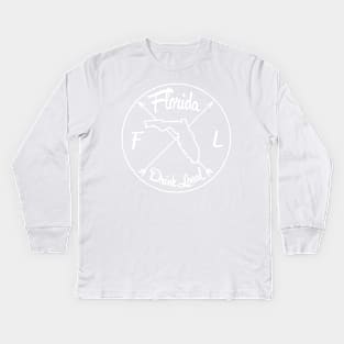 Florida Drink Local FL Kids Long Sleeve T-Shirt